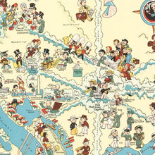 Load image into Gallery viewer, Vintage Map of Washington DC 1935