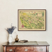 Load image into Gallery viewer, Vintage Map of Washington State University, 1928