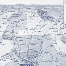 Load image into Gallery viewer, Vintage Map of Kennewick, Washington 1911