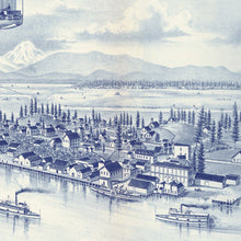 Load image into Gallery viewer, Vintage Map of La Conner, Washington 1889