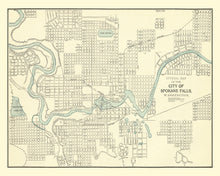 Load image into Gallery viewer, Vintage Map of Spokane Falls, Washington 1895