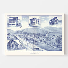 Load image into Gallery viewer, Vintage Map of Pataha City, Washington 1889