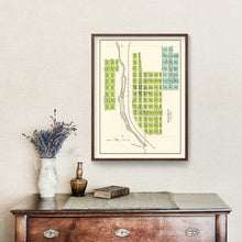 Load image into Gallery viewer, Vintage Map of Malden, Washington 1910