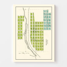 Load image into Gallery viewer, Vintage Map of Malden, Washington 1910