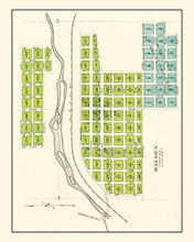 Load image into Gallery viewer, Vintage Map of Malden, Washington 1910