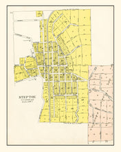 Load image into Gallery viewer, Vintage Map of Steptoe, Washington 1910