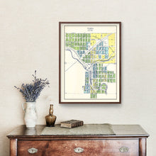 Load image into Gallery viewer, Vintage Map of Tekoa, Washington 1910