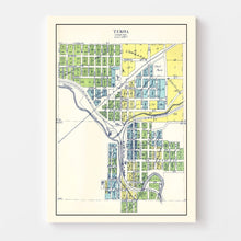 Load image into Gallery viewer, Vintage Map of Tekoa, Washington 1910