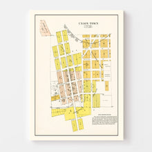 Load image into Gallery viewer, Vintage Map of Union Town, Washington 1910