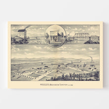 Load image into Gallery viewer, Vintage Map of Prosser, Washington 1889