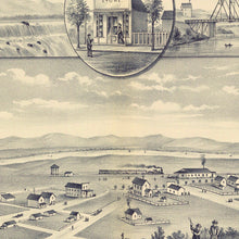 Load image into Gallery viewer, Vintage Map of Prosser, Washington 1889