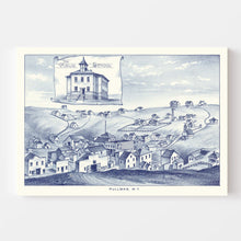 Load image into Gallery viewer, Vintage Map of Pullman, Washington 1889