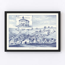 Load image into Gallery viewer, Vintage Map of Pullman, Washington 1889