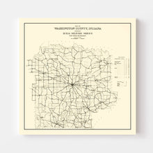 Load image into Gallery viewer, Vintage Map of Washington County, Indiana 1910