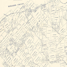 Load image into Gallery viewer, Vintage Map of Washington County, Texas 1920
