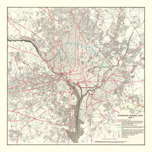 Load image into Gallery viewer, Vintage Map of Washington DC, Washington DC 1959