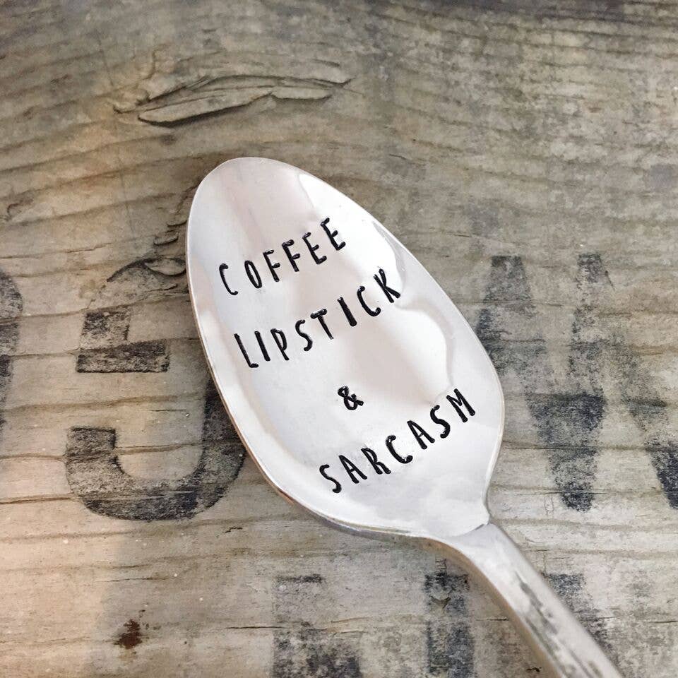Pumpernickel and Wry - Coffee Lipstick and Sarcasm Teaspoon