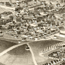 Load image into Gallery viewer, Vintage Map of Dayton, Washington 1884