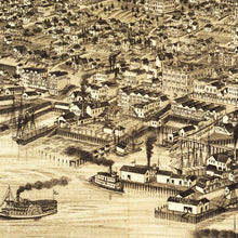 Load image into Gallery viewer, Vintage Map of Seattle, Washington 1884