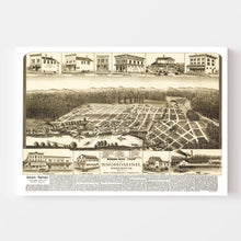 Load image into Gallery viewer, Vintage Map of Snohomish, Washington 1890