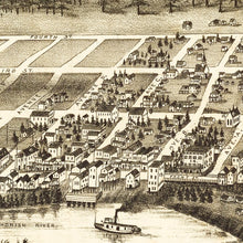 Load image into Gallery viewer, Vintage Map of Snohomish, Washington 1890