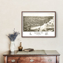 Load image into Gallery viewer, Vintage Map of Tacoma, Washington 1884