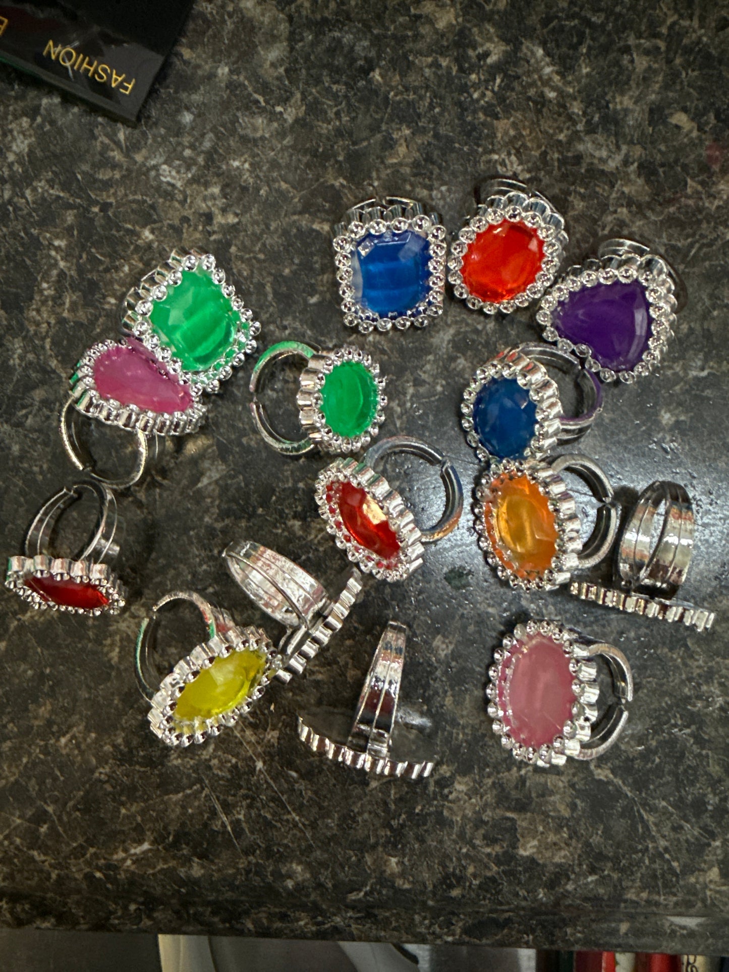 Kids Costume Jewelry Rings