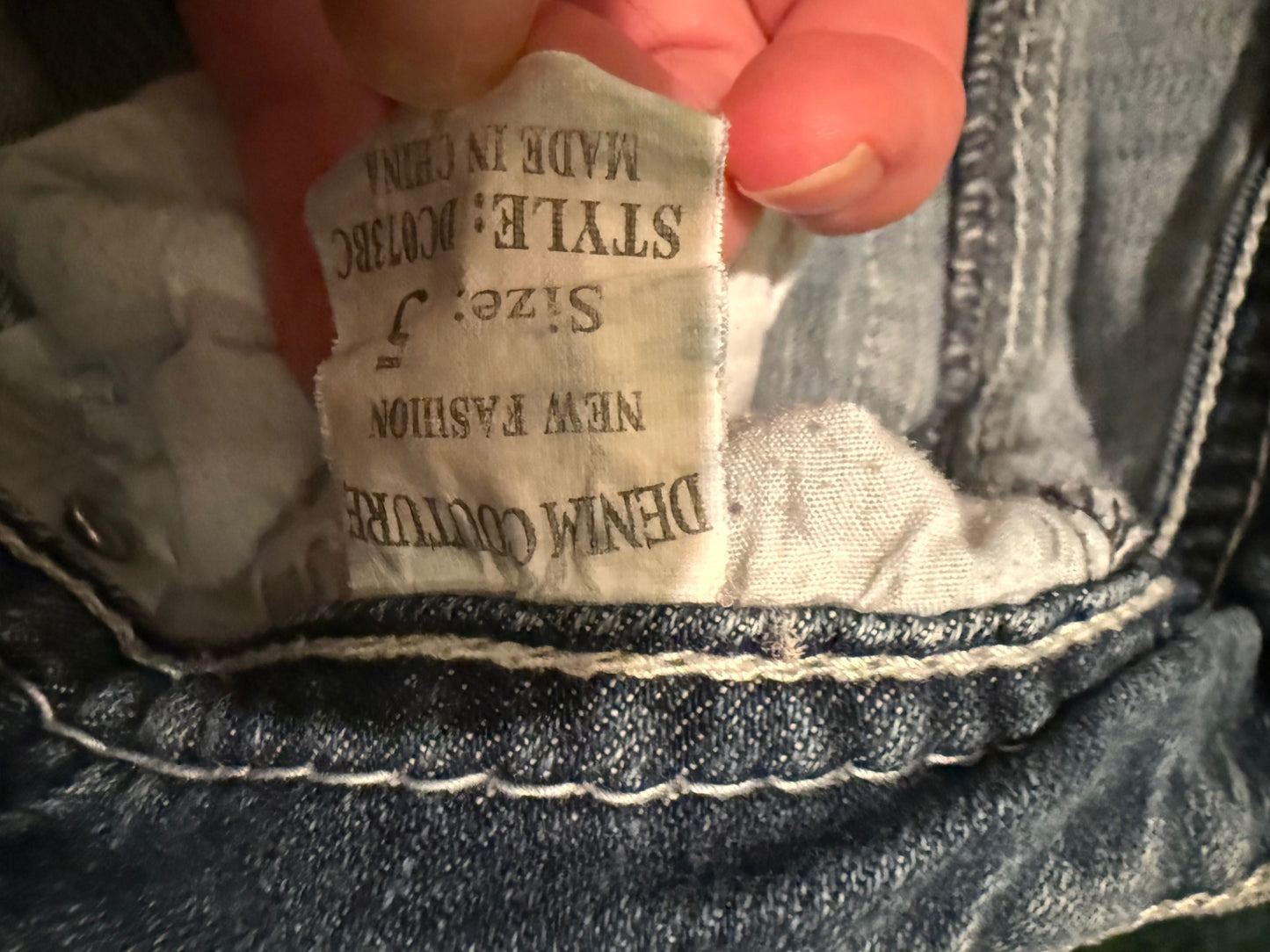 Demin Couture Blue Denim 5 junior Jeans