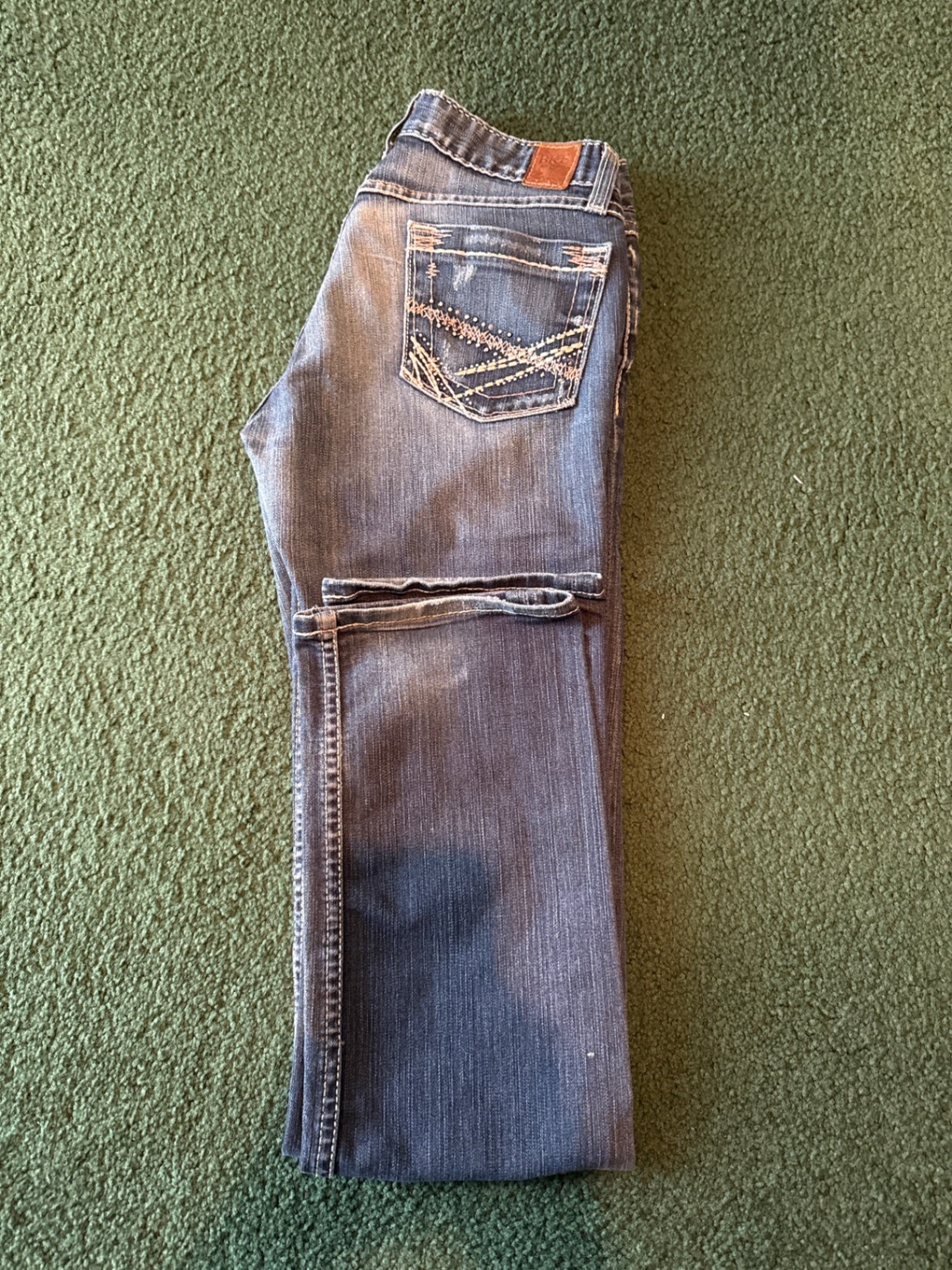 S-BKE Dark blue Denim 27W/33L Jeans