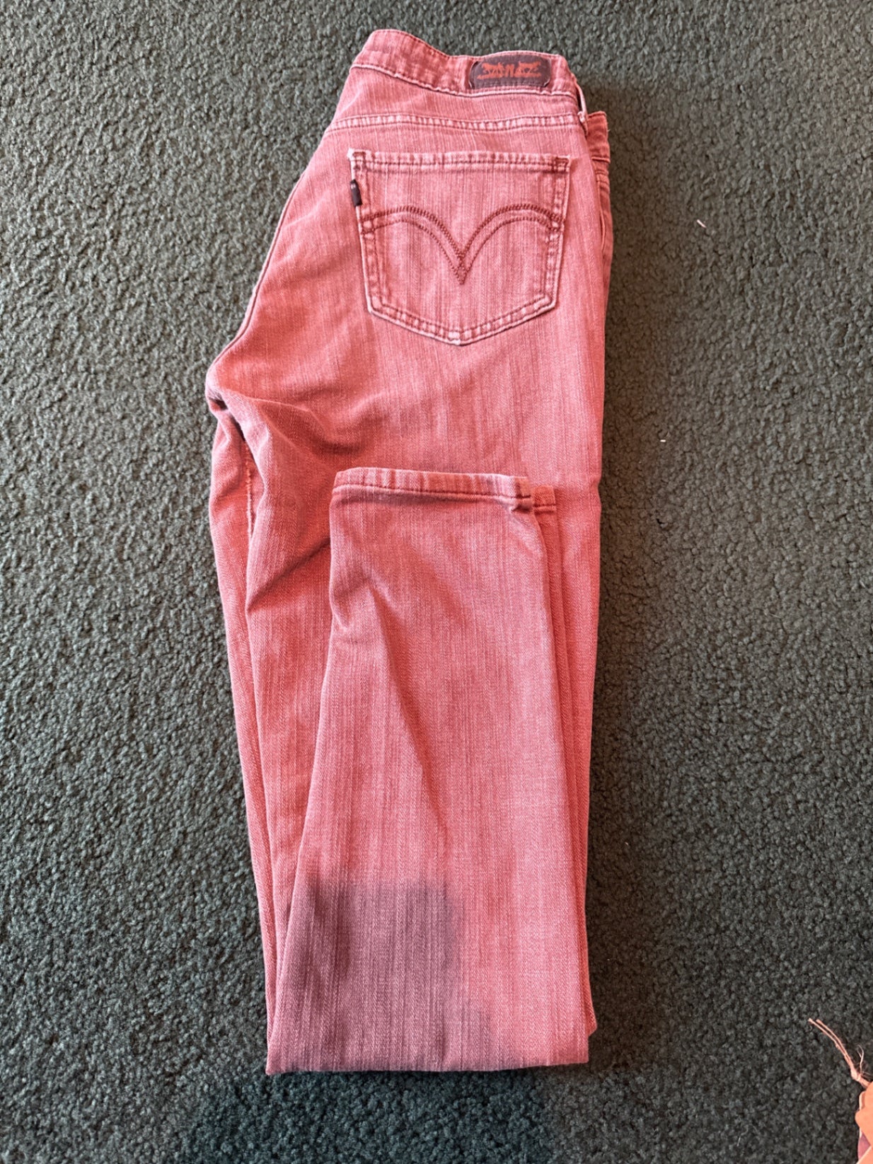 S-Levi's Grey/brown Denim 7m Jeans