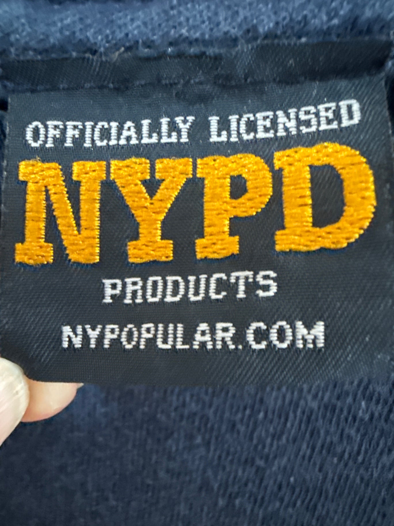 NYPD Products Blue Cotton XL T-Shirt Good