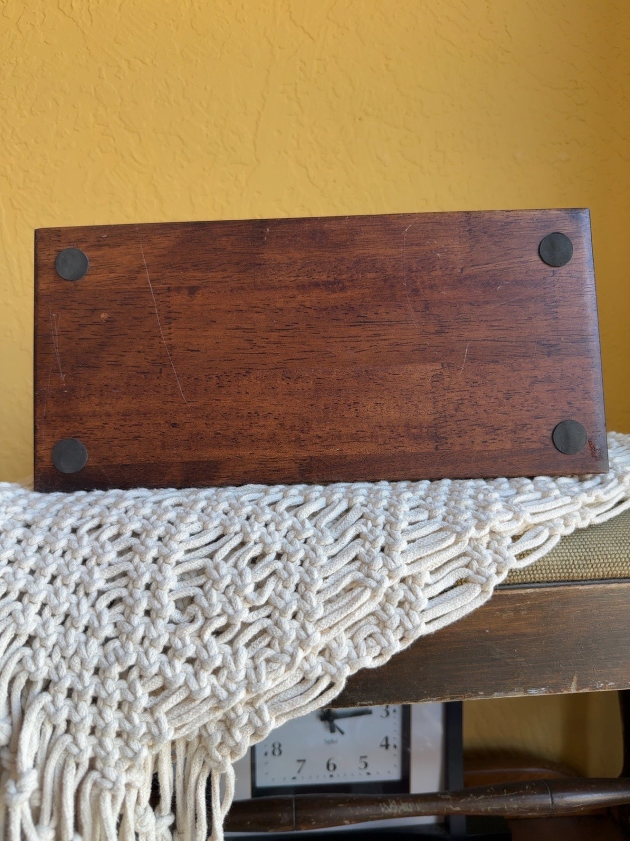 Rustic Tree Mug or Wine Glass Stand | Wooden & Metal Countertop Display Rack | Farmhouse Coffee Bar Organizer