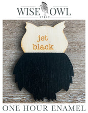Load image into Gallery viewer, Wise Owl One Hour Enamel Paint - Jet Black