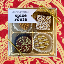 Load image into Gallery viewer, The Xocolate Bar - Spice Route Bon Bons, 4pc chocolate box by The Xocolate Bar