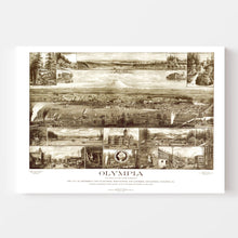 Load image into Gallery viewer, Vintage Map of Olympia, Washington 1903