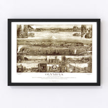 Load image into Gallery viewer, Vintage Map of Olympia, Washington 1903
