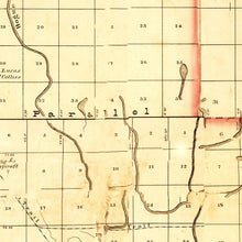 Load image into Gallery viewer, Vintage Map of Washington County, Mississippi 1871