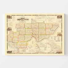 Load image into Gallery viewer, Vintage Map of Washington County, Ohio 1858