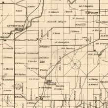 Load image into Gallery viewer, Vintage Map of Clark County, Washington 1888