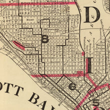 Load image into Gallery viewer, Vintage Map of Seattle, Washington 1909