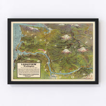 Load image into Gallery viewer, Vintage Map of Seattle, Washington 1923