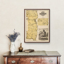 Load image into Gallery viewer, Vintage Map of Washington County, Minnesota 1874