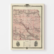 Load image into Gallery viewer, Vintage Map of Washington County, Iowa 1875