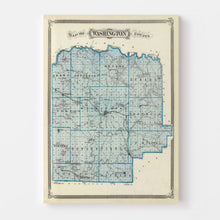 Load image into Gallery viewer, Vintage Map of Washington County, Indiana 1876