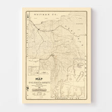 Load image into Gallery viewer, Vintage Map of Columbia County, Washington 1900