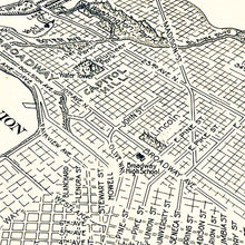 Load image into Gallery viewer, Vintage Map of Seattle, Washington 1925