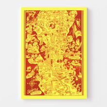 Load image into Gallery viewer, Vintage Map of Seattle, Washington 1950