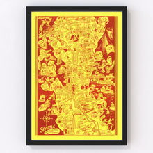 Load image into Gallery viewer, Vintage Map of Seattle, Washington 1950