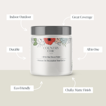 Load image into Gallery viewer, Country Chic Paint - Ethereal Mist - Chalk Style Paint for Furniture & Home Decor: Pint (16 oz)