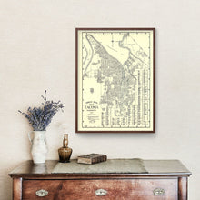 Load image into Gallery viewer, Vintage Map of Tacoma, Washington 1920